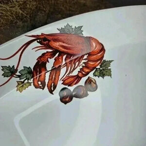 19 inch ceramic lobster platter